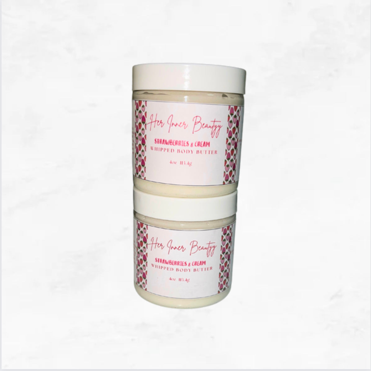 š Strawberries & Cream Whipped Body Butter š